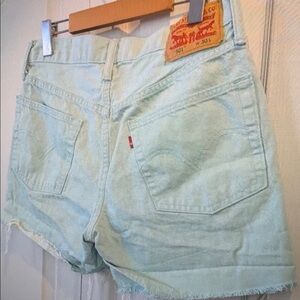 Levi's Women's Light Blue Denim Shorts